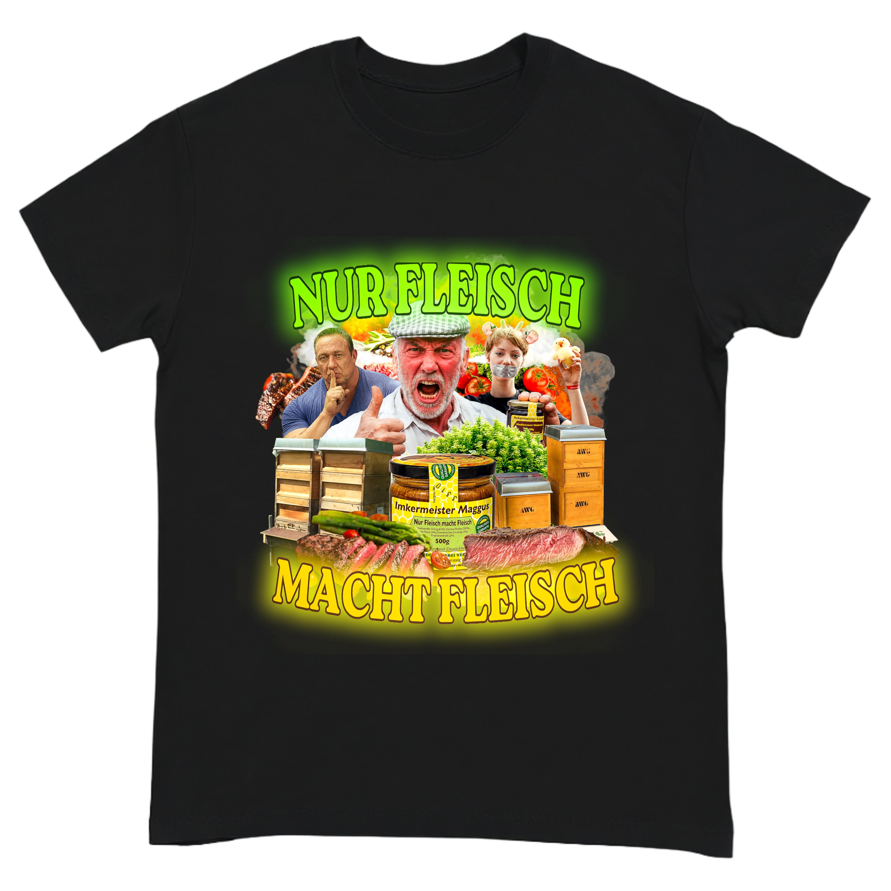 "Nur Fleisch macht Fleisch" Shirt