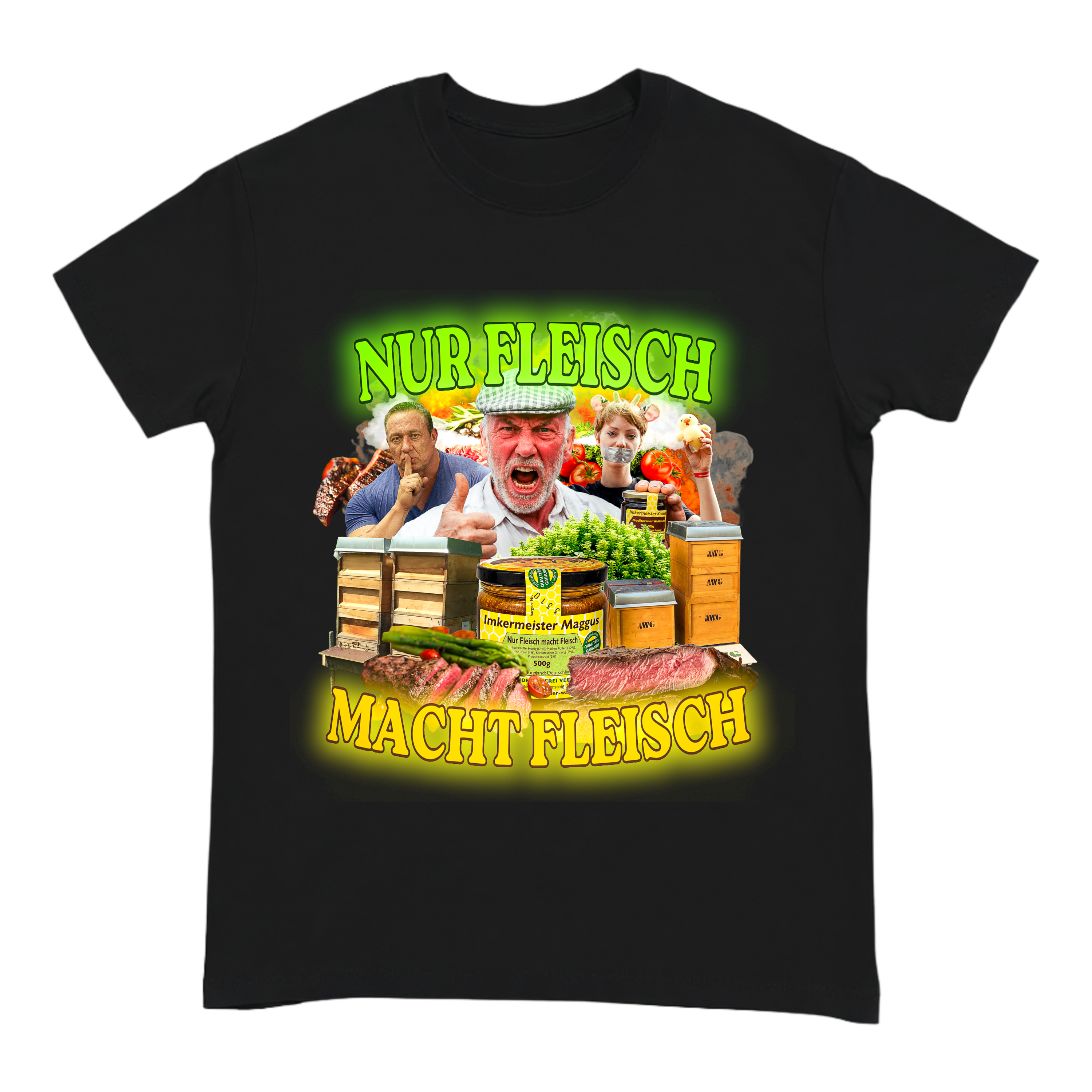 "Nur Fleisch macht Fleisch" Shirt