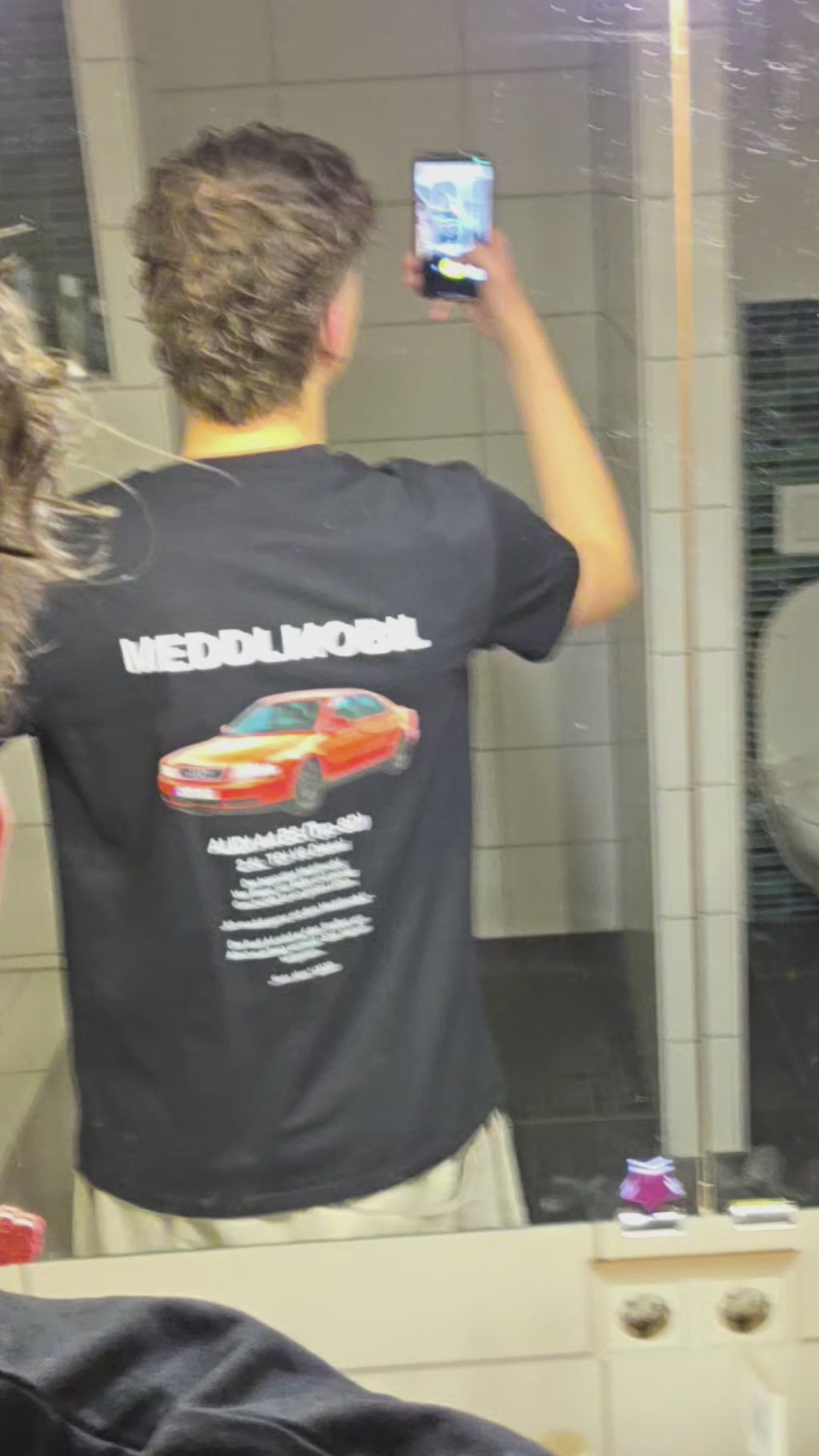 "Meddlmobil" Shirt (white lettering)